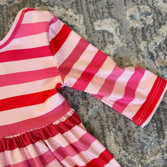 Mila & Rose 2T Girl Valentine’s Day All You Need Is Love Twirl Dress - Picture 7 of 16